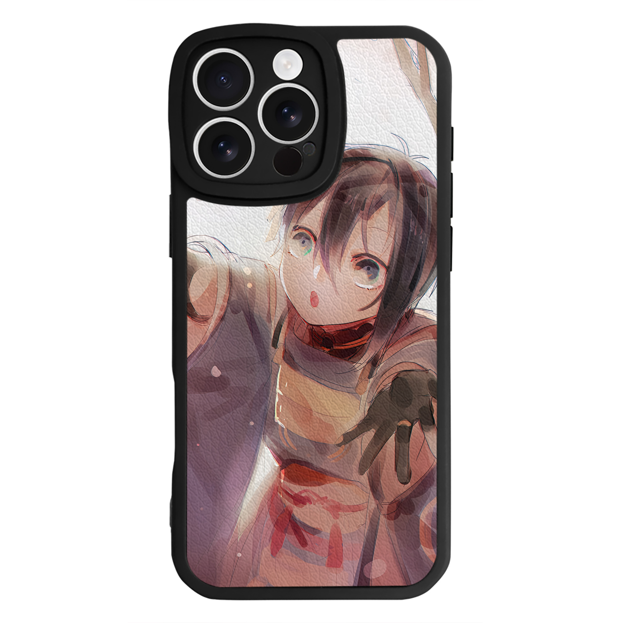 （画像用） 刀剣乱舞 Touken Ranbu 【iPhone 16シリーズ対応】シリコンスマホケース（レザー調） 材質：シリコン